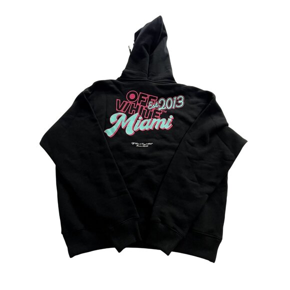 Off-White Kit Miami Hoodie in Black - Picture 3 of 5